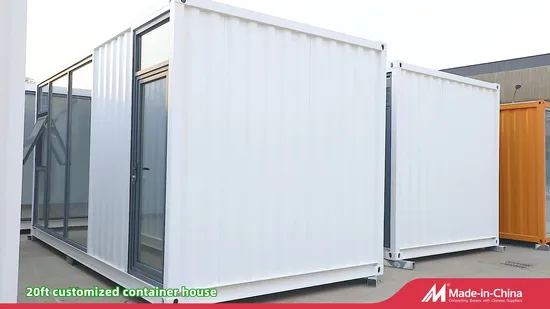 New Tiny Light Steel 20FT Corrugated Folding Container House Complete Prefabricated