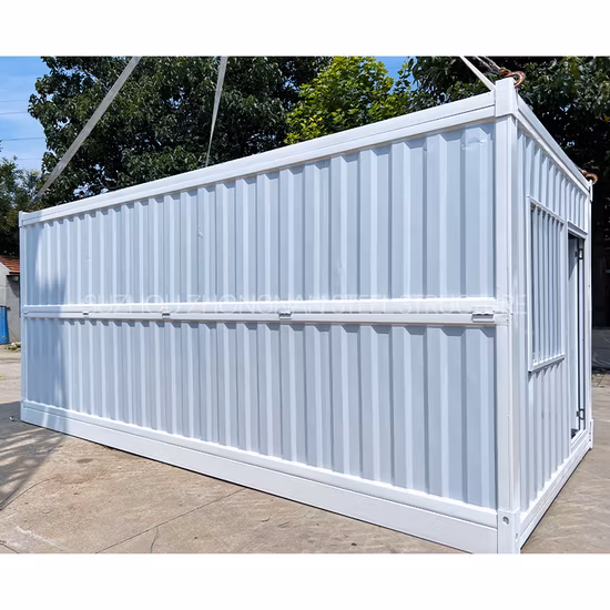 New Tiny Light Steel 20FT Corrugated Folding Container House Complete Prefabricated