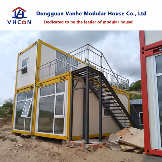 Luxury 20/40FT Mobile Steel Structure Modular Expandable Living Office Sandwich Panel Portable Prefab Prefabricated Shipping Container House for Sale