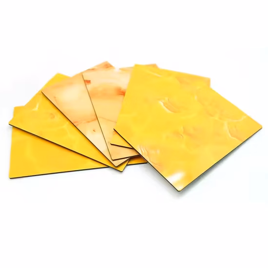 Material de construcción del panel compuesto de aluminio para revestimiento de paredes