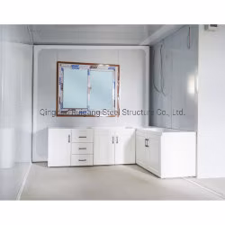 Casa móvil Prefabricada Pequeñas oficinas temporales Casa móvil Dormitorio Casa portátil modular Vivienda para refugiados Almacenamiento de herramientas Pequeña casa contenedor expandible