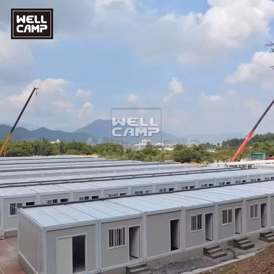 Casa móvil móvil prefabricada del envase de la oficina modular del paquete plano expansible portátil prefabricado